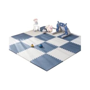 Imagem de Tapete De Espuma Rosa Para Bebês, Para Engatinhar E Exercitar, Tapete 