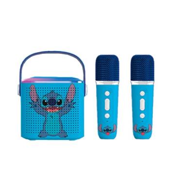 Imagem de Candide, Caixa de Som, Stitch, Bluetooth, Acompanha Microfones - Com Função Karaokê