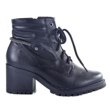 Imagem de Coturno Feminino Comfortflex Casual 2477304 Preto-Feminino