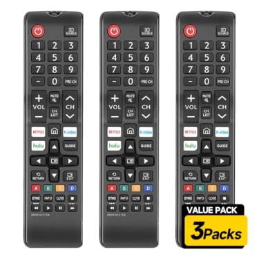 Imagem de Novo controle remoto universal para todos os controles de TV Samsung, substituição compatível com Samsung Smart TV, LED, LCD, HDTV, 3D, séries de TV【Pacote com 3】
