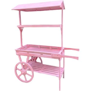 Imagem de Carrinho De Madeira Retrô Rodas Para Festa Carrinho Branco Eventos Aluguel Aniversário Casamento Doces Flor Carrinho De Madeira Decorações De Loja Suportes De Plantas, Blue