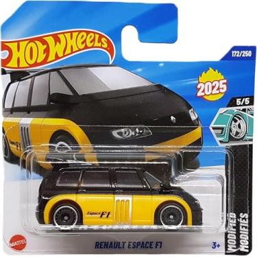 Imagem de Hot Wheels - Renault Espace F1 - HW Modified 5/5 - JBB76 - Short Card - Black Yellow - Mattel 2025 - Licensed Renault Model - 1:64
