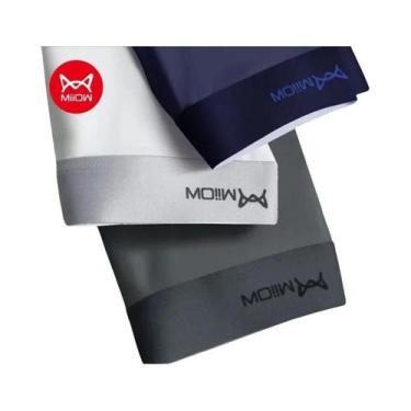 Imagem de Cuecas Antibacterianas De Seda De Gelo Para Homens, Pacote Com 3, Roup