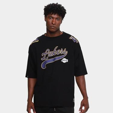 Imagem de Camiseta NBA Los Angeles Lakers Mitchell & Ness Masculina-Masculino