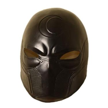 Imagem de Máscara Moons Knights Latex Face Cosplay, adereço de fantasia de cospl