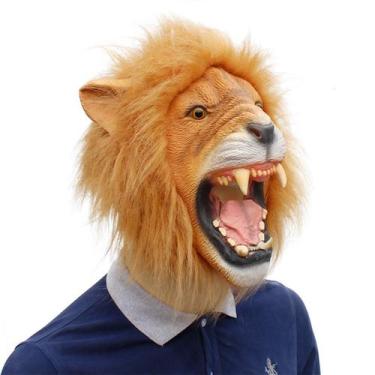 Imagem de Máscara Cosplay Lions Halloween Carnaval Páscoa Latex 250g - yiweisai