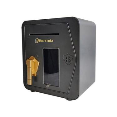Imagem de Banco de dinheiro eletrônico com senha para crianças com slot para fat