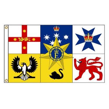 Imagem de Bandeira Australia Royal Standard 150x90cm - 100% poliéster - Yiweisai