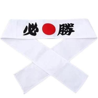 Imagem de Bandana De Chef De Sushi Samurai Karate, Faixa De Cabeça Japonesa Para
