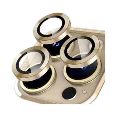 Imagem de Protetor De Lente De Câmera Para iPhone 15 14 13 pro Max Mini, Anel De