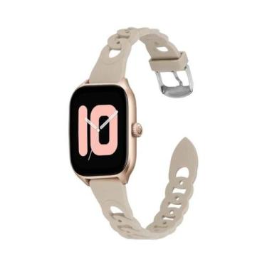 Imagem de Pulseira De Silicone 20mm 22mm Para Amazfit GTS 2 3 4 GTS2 Mini GTR 4 