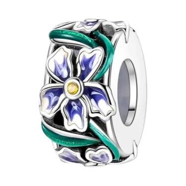 Imagem de Pingente De Prata Esterlina 925 Feminino Com Berloques De Girassol, Tu