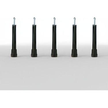 Imagem de Kit 5 Peças Pé Trampolim Elastic Jump Polimet Cama Elástica Preto