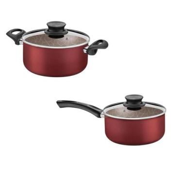 Imagem de Jogo de Panelas Tramontina Paris 2 Peças Vermelho