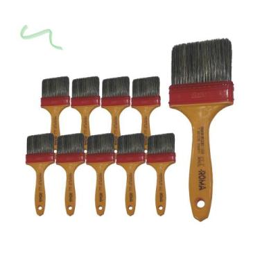 Imagem de Pincel Detalhamento Automotivo Gold 317 Roma 3 Pol - 10 Unid