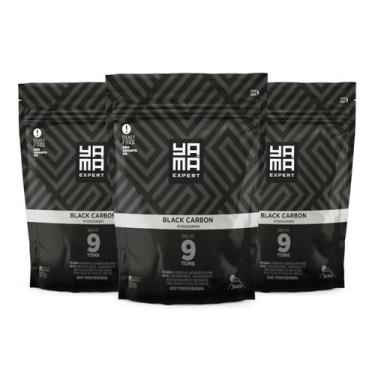 Imagem de Kit Pó Descolorante Black Carbon 300g C/3 Unidades - Yama