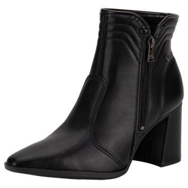 Imagem de Bota feminina cano baixo dakota d2395, Preto, 35