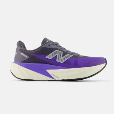 Imagem de Tênis New Balance FuelCell Rebel v5 Feminino Roxo Claro, 37, Roxo clar