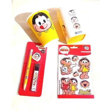 Imagem de Kit Magali Lapiseira 2mm Borracha E Grafite e 01copo e adesivo e 01 po