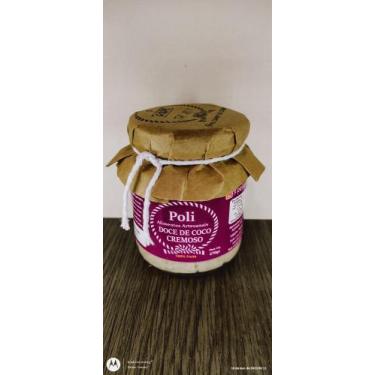 Imagem de Doce de Coco Cremoso Poli Alimentos Artesanais sem conservantes aromat
