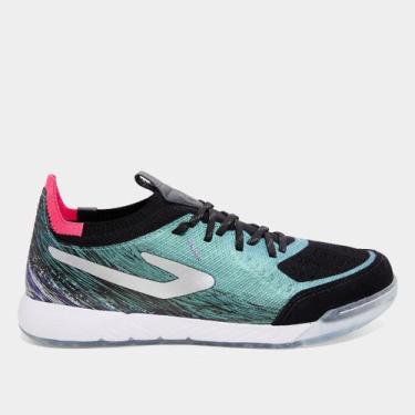 Imagem de Chuteira Futsal Topper Dominator Fuse II Unissex, Preto, 41