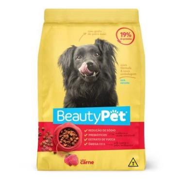 Imagem de Ração beauty pet 1kg caes carne bawwaw - clicklotus