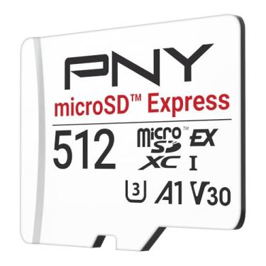 Imagem de PNY Cartão de memória flash microSD Express U3 V30 A1 microSDXC de 512 GB