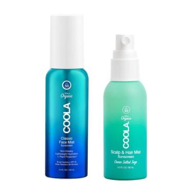 Imagem de Spray Protetor Solar COOLA FPS 50 para Rosto e Bruma FPS 30 para Couro