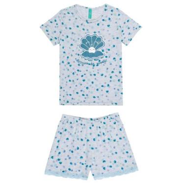 Imagem de Pijama Infantil Feminino Concha Do Mar Malwee