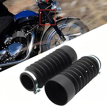 Imagem de FINMOKAL 2x botas de polaina dianteira garfo amortecedor de poeira conjunto para t100 bonneville
