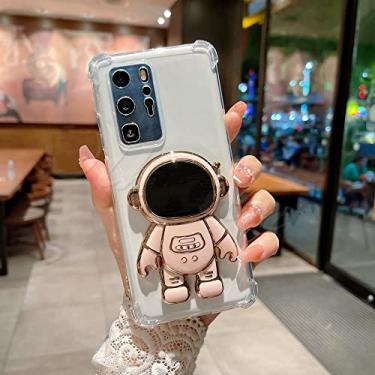 Imagem de Astronaut Holder Phone Case Para Samsung Galaxy A7 A6 A8 J4 J6 Plus J8 2018 J330 J530 J730 J3 J5 J7 Pro A3 A5 A7 2017 Cover Cases, Rosa, Para Galaxy S21 FE