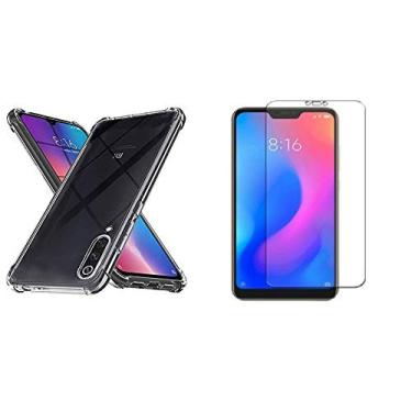 Imagem de Capa Antishock Reforçada Nas Bordas Quinas Xiaomi Mi 9 Lite + Película De Gel