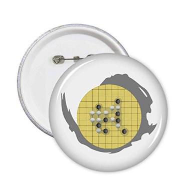 Imagem de Composição Go Chess Delights Pinos de Jogo Emblema Emblema Acessório Decoração 5 peças