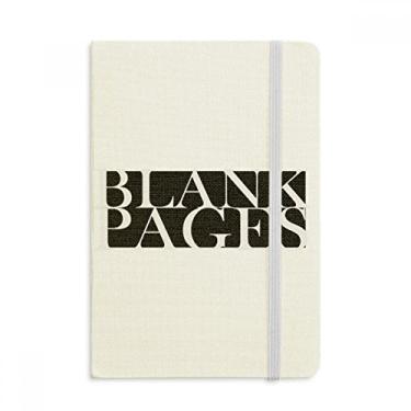 Imagem de Caderno de páginas em branco com personagens elegantes com capa dura em tecido