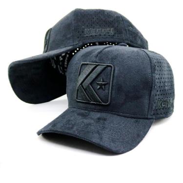 Imagem de Bone MasculinoTrucker Aba Curva Preto Keppy Original K21-Unissex