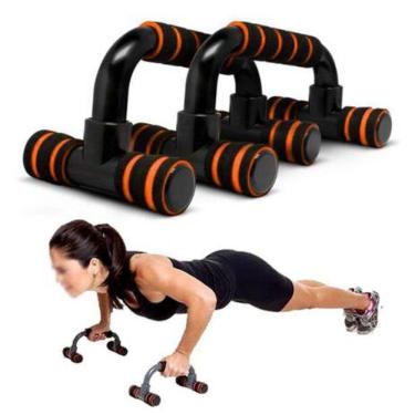 Imagem de Barra De Apoio Para Flexão De Braço Ergonômica Desmontável
