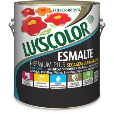Imagem de Esmalte base agua luskcolor cores 3,6l - Lukscolor, BRANCO FOSCO