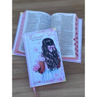 Imagem de Bíblia NVI Garota com índice digital - capa dura acolchoada - CENTRAL