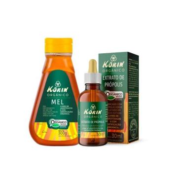 Imagem de Kit: Extrato de Própolis Verde Orgânico 30ml + Mel Organico 300g - Kor