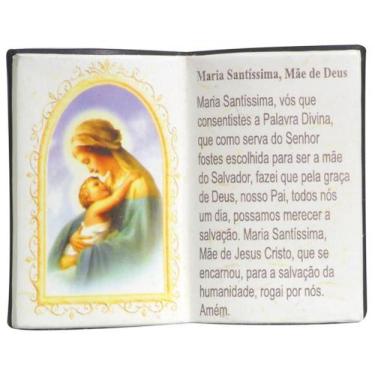 Imagem de Livro de Oração Mãe de Jesus Resina Religioso - Zona Livre
