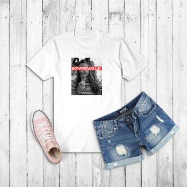 Imagem de Camiseta maxine - boyfriends lie - stranger things 3 - baby look e uni