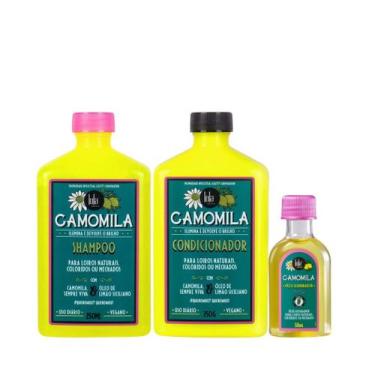 Imagem de Lola Camomila Sh 250ml + Cond 250ml + Óleo Iluminador 50ml - Lola Cosm