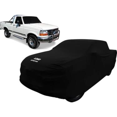 Imagem de Capa Tecido Proteção Camionete Ford F1000 Cabine Simples (Preto)