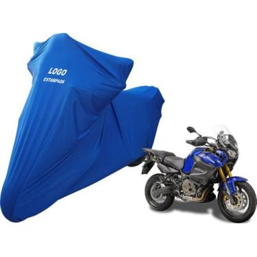 Imagem de Capa Tecido Para Moto Yamaha XT 1200Z Com Elasticidade - Mz, Azul