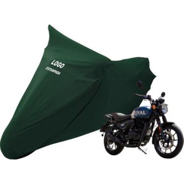 Imagem de Capa Cobrir Moto Royal Enfield Hunter 350 Não Risca Pintura - Mz, Verd