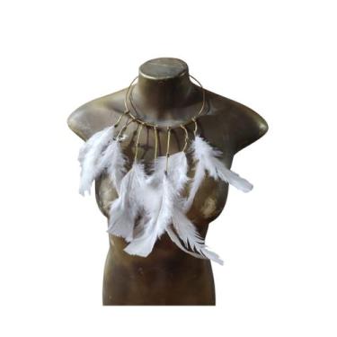 Imagem de Kit Gargantilha C/ Bracelete P/ Braço Ou Perna Carnaval - USINA DE ART