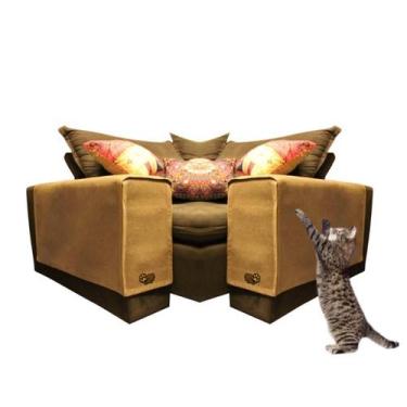 Imagem de Arranhador Para Gatos Protetor Braço Sofa 2 Pecas - Au Au Miau Company