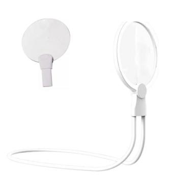 Imagem de Lupa de Leitura Pescoço Apoio Mesa Aumento 5x Haste Flexivel Idoso Bai