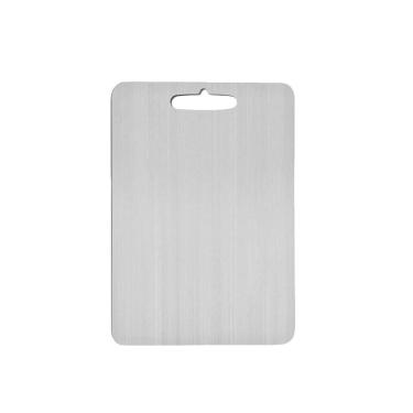 Imagem de Tabua de Carne Corte Cozinha Profissional Aço Inox 36x25cm