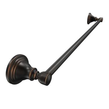 Imagem de WZKALY Toalheiro de 61 cm, toalheiro de banheiro de aço inoxidável montado na parede, toalheiro resistente, porta-toalhas para banheiro, cozinha (bronze polido a óleo)